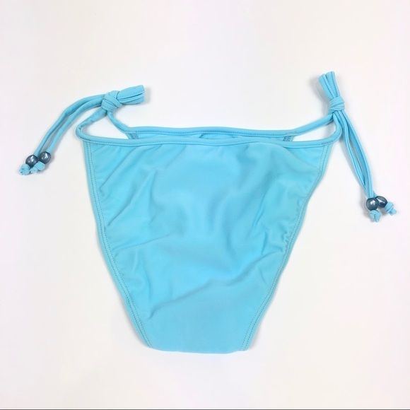 Agua Doce Cheeky bikini bottoms blue side ties - Picture 3 of 5